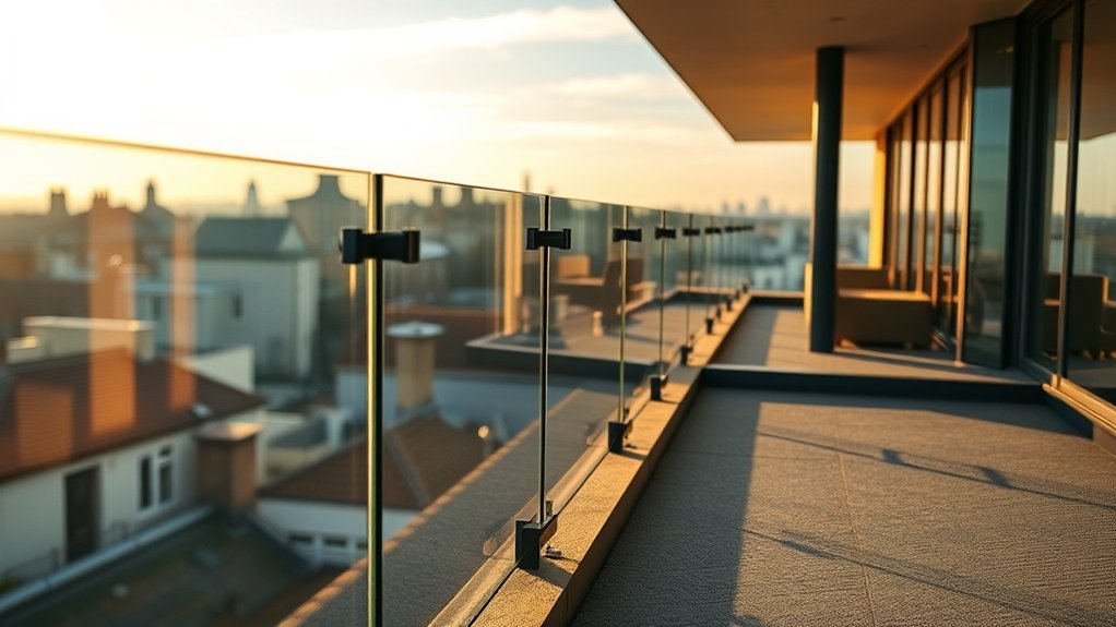 Terrace Glass Balustrades Cobham
