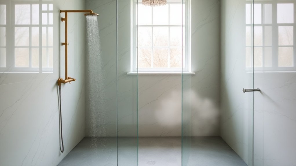 Wet Room Glass Panels Cobham